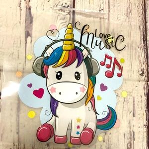 Unicorn rainbow Iron-on Stickers Heat Transfer Patches for clothes DIY